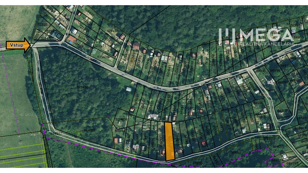 Na predaj pozemok/záhradka v záhradkárskej osade Poniklec Humenné
