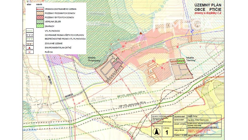 Na predaj pozemok na výstavbu v obci Ptičie, exkluzívne!
