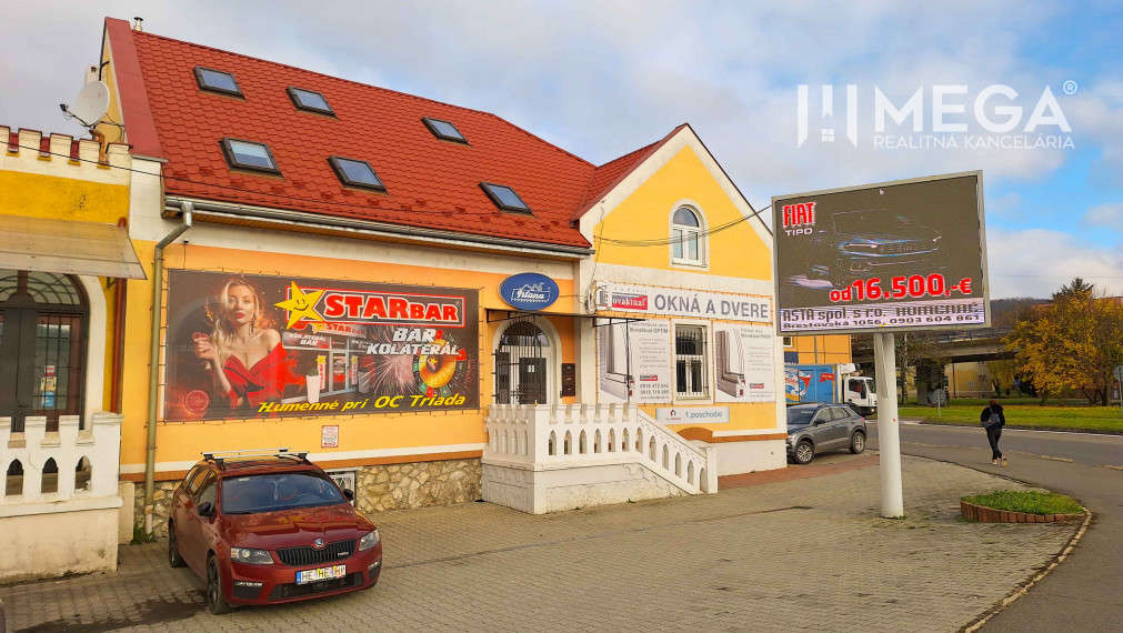 EXKLUZÍVNE  na prenájom obchodný priestor v meste Humenné