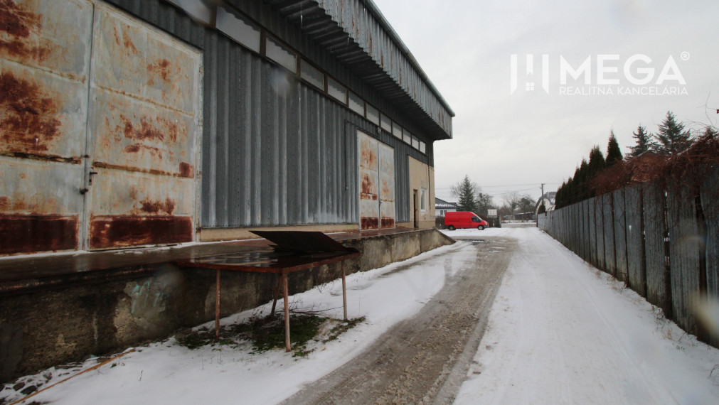 Na predaj výrobná hala v meste Humenné