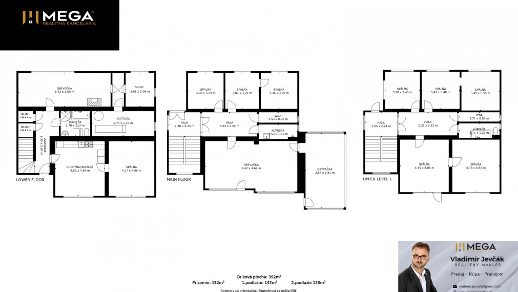 EXKLUZÍVNE NA PREDAJ:  3.podlažný dom v meste Snina
