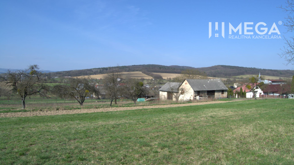 ZNÍŽENIE CENY-PREDAJ VEĽKÉHO POZEMKU (7.048 m2) v  obci Tovarnianska Polianka