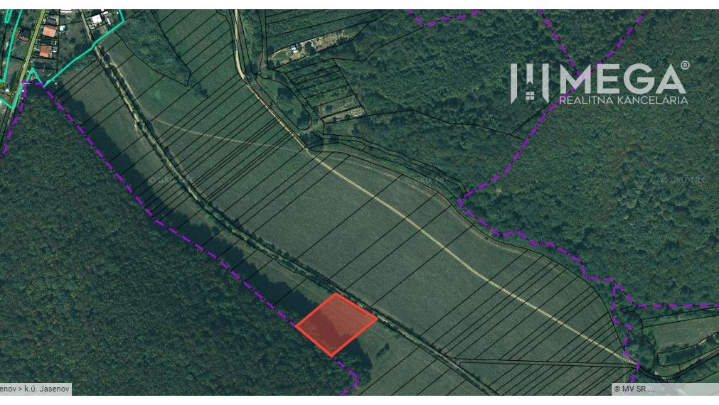 NA PREDAJ - investičný pozemok v obci Jasenov