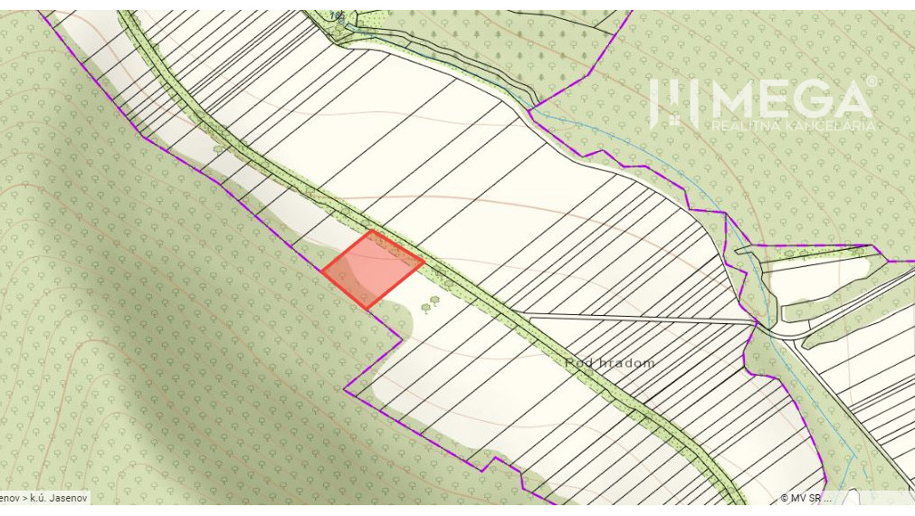 NA PREDAJ - investičný pozemok v obci Jasenov