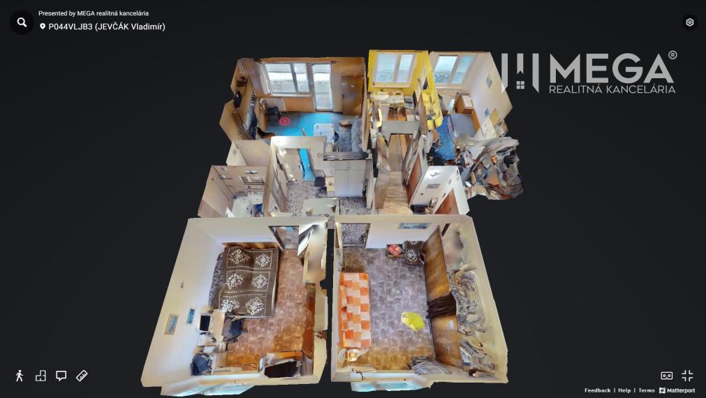 REZERVOVANÉ - NA PREDAJ 4 izbový byt v meste SNINA