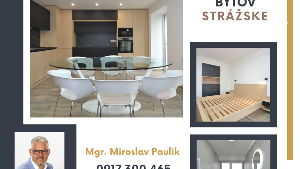 PREDAJ MODERNE ZREKONŠTRUOVANÝCH BYTOV V STRÁŽSKOM (BYT G)