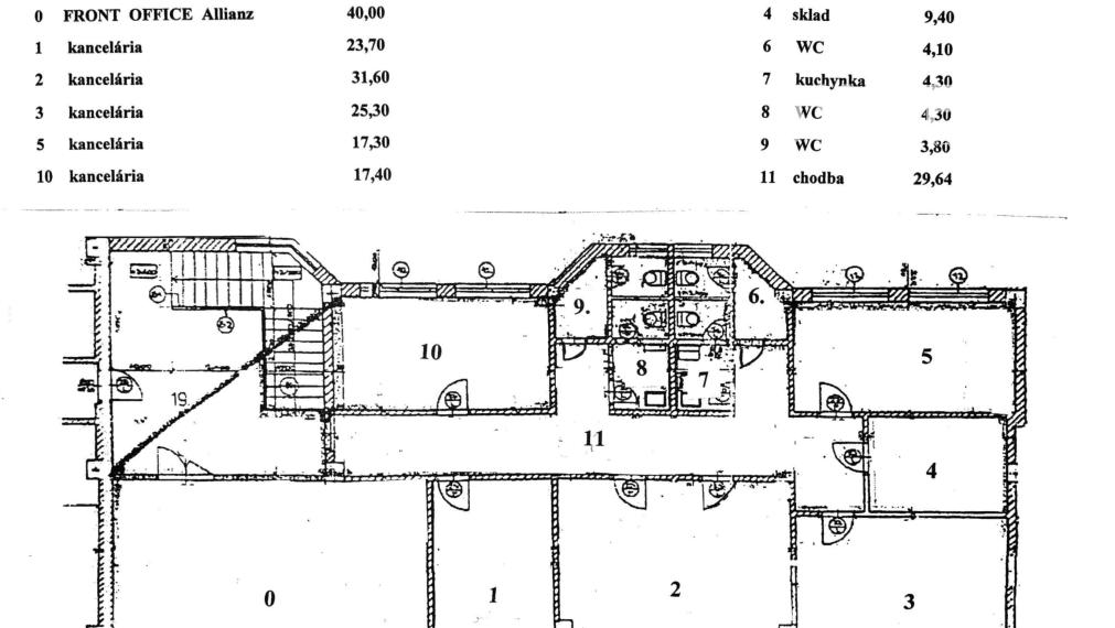 Na prenájom kancelárie v centre mesta Stropkov