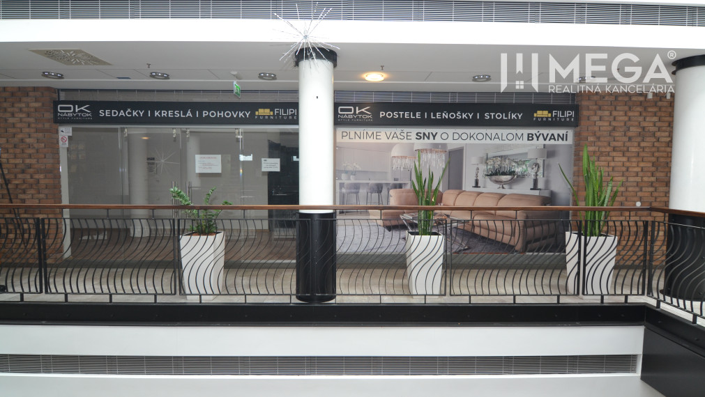 NOVÁ ZNÍŽENÁ CENA NA PRENÁJOM PRIESTOR 108,5 m² v OC Avenue