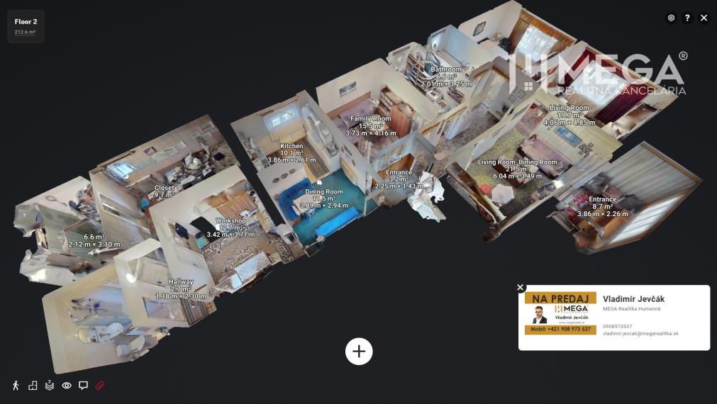 REZERVOVANÉ - Rodinný dom v obci Veľké Revištia