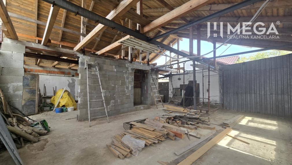 VÝRAZNÁ ZĽAVA rozostavaná stavba, Sokoľany - Košice okolie