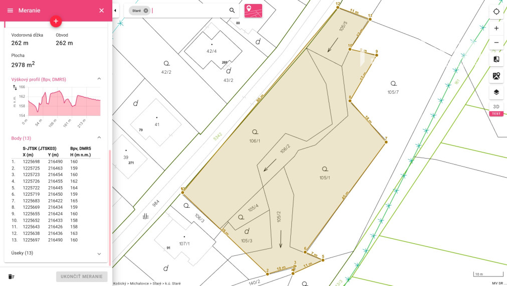 NA PREDAJ stavebný POZEMOK v TICHEJ ULIČKE v obci STARÉ