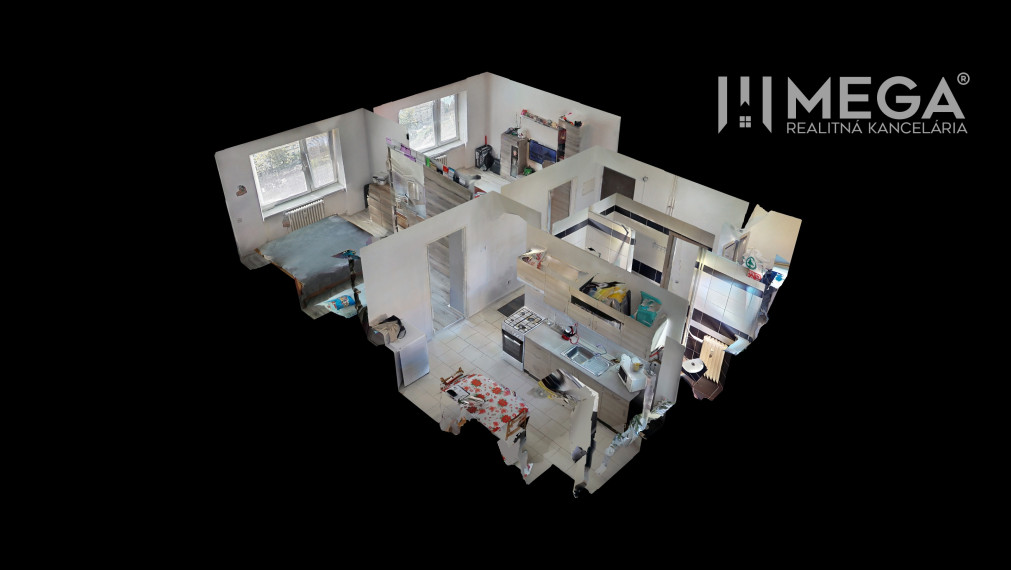 PREDANÉ 2-izbový BYT v meste Humenné