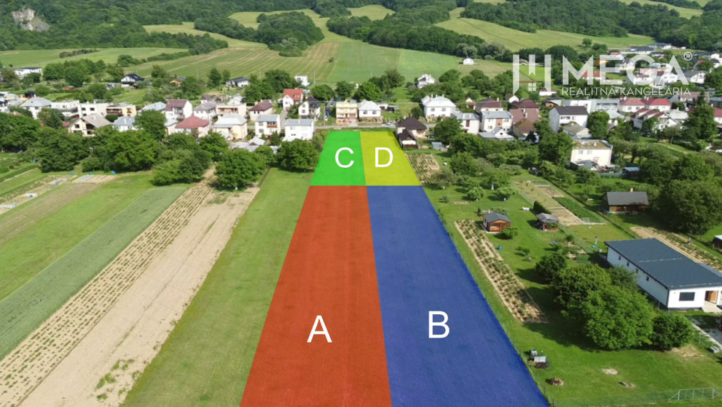 REZERVOVANÉ POSLEDNÉ STAVEBNÉ POZEMKY C+D obec JASENOV