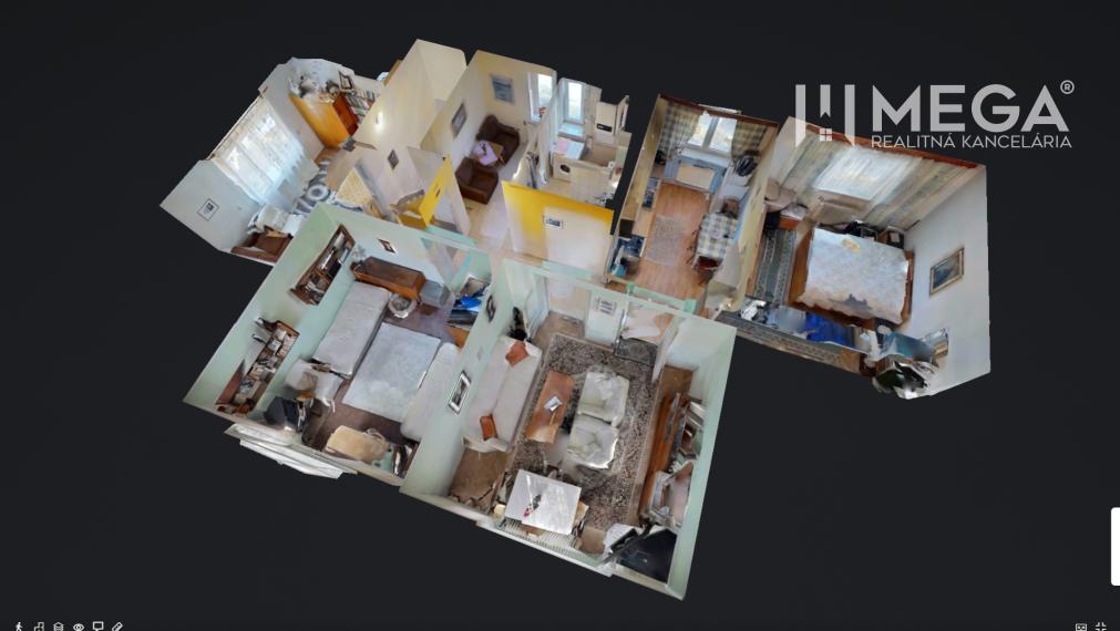 EXKLUZÍVNE 4i byt s garážou a záhradou v Snine – „3 v 1“ T52