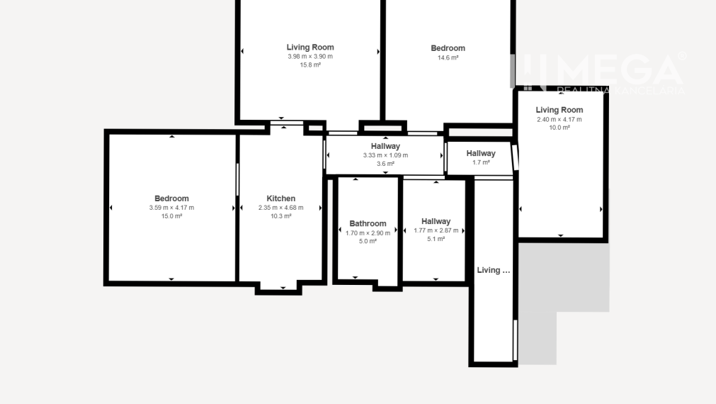 EXKLUZÍVNE 4i byt s garážou a záhradou v Snine – „3 v 1“ T52