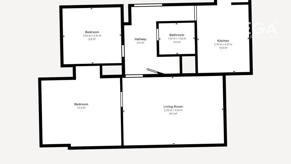 NA PREDAJ 3-izb. byt s loggiou – Sídl. pod Sokolejom, HUMENNÉ