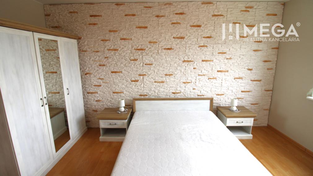 PRENAJATÝ ZARIADENÝ 2-izb. byt 63 m² – SÍDLISKO I HUMENNÉ