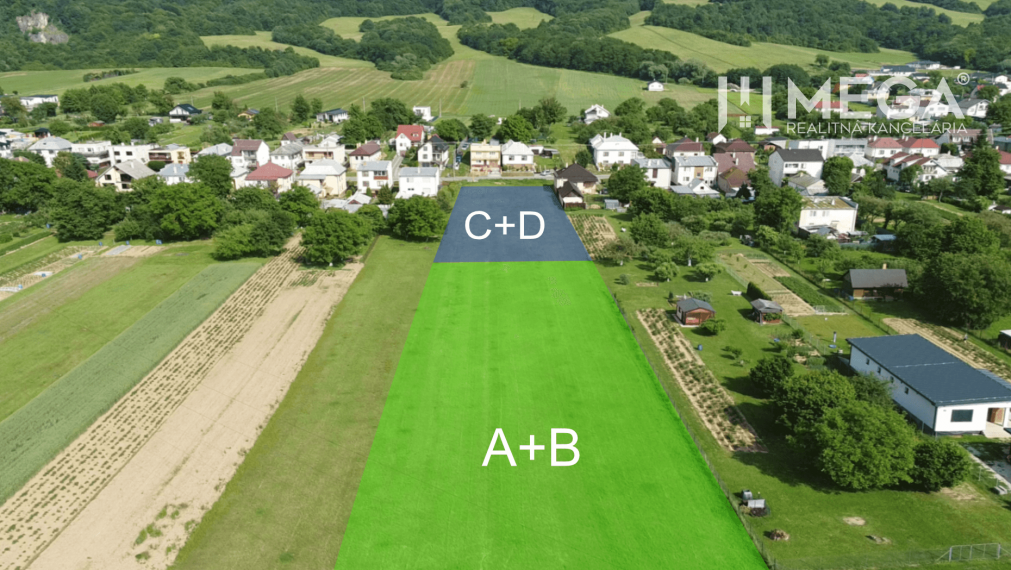 REZERVOVANÉ POSLEDNÉ STAVEBNÉ POZEMKY C+D obec JASENOV