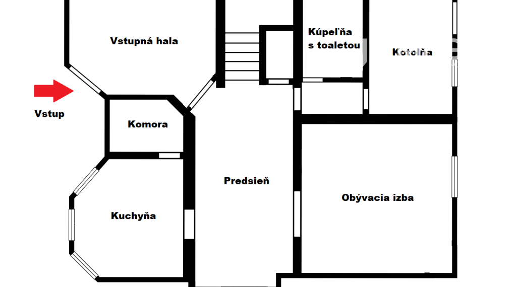 Na prenájom priestranný rodinný dom v obci Modra nad Cirochou