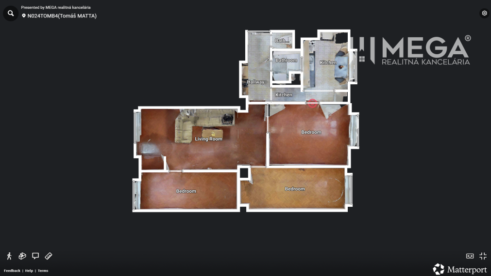 NA PRENÁJOM 4-IZBOVÝ BYT PO REKONŠTRUKCII V CENTRE HUMENNÉHO