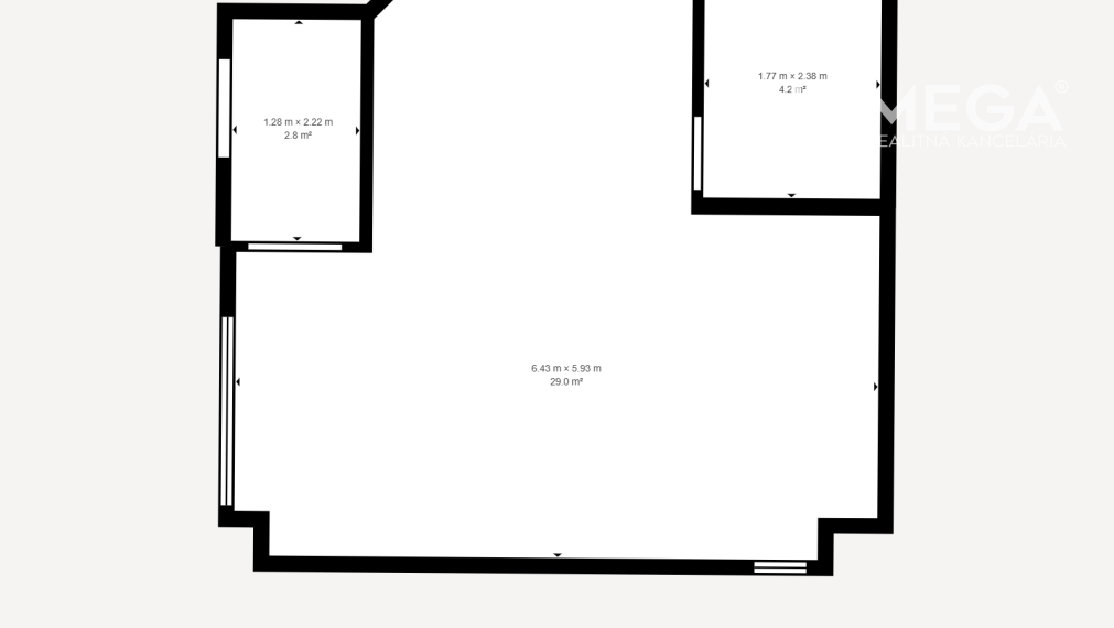 NA PRENÁJOM VEĽKÝ 1-IZBOVÝ BYT S VLASTNÝM PARKOVANÍM HUMENNÉ