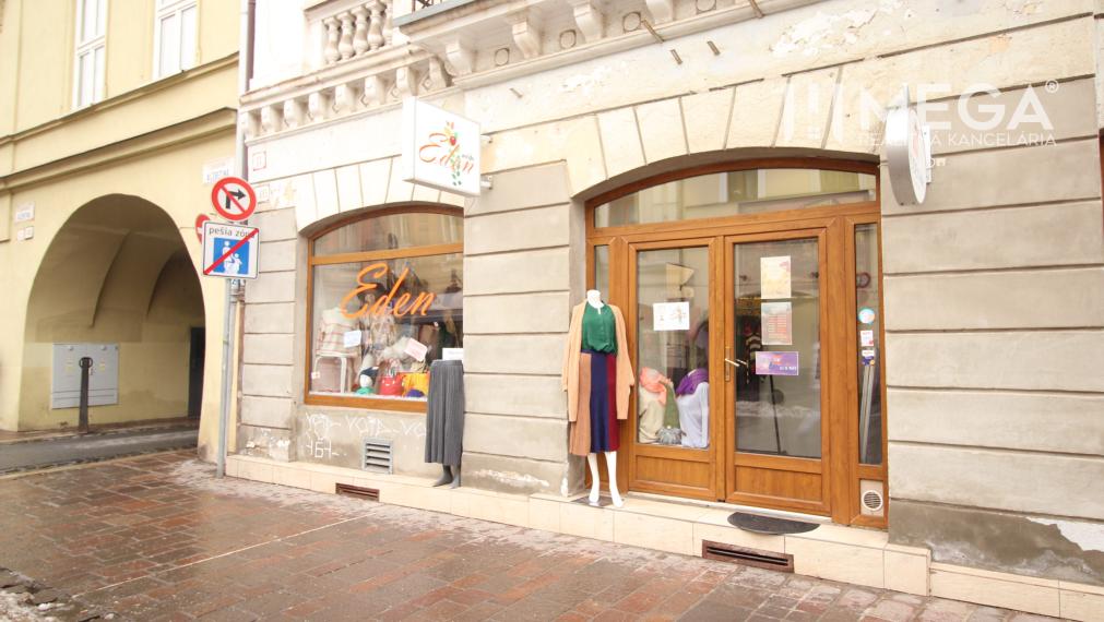 NA PRENÁJOM: Obchodný priestor v centre Košíc – Alžbetina ulica