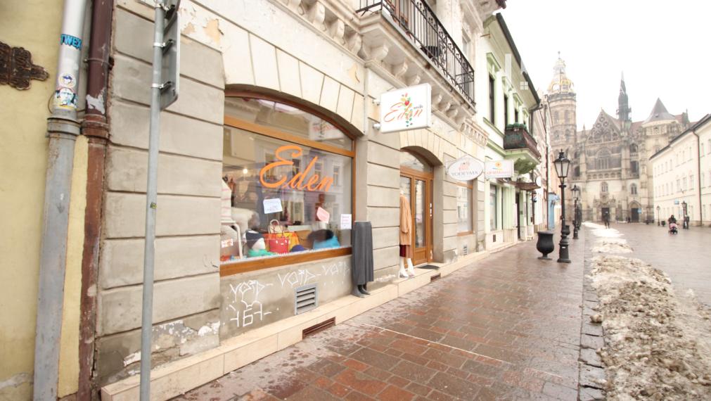 NA PRENÁJOM: Obchodný priestor v centre Košíc – Alžbetina ulica