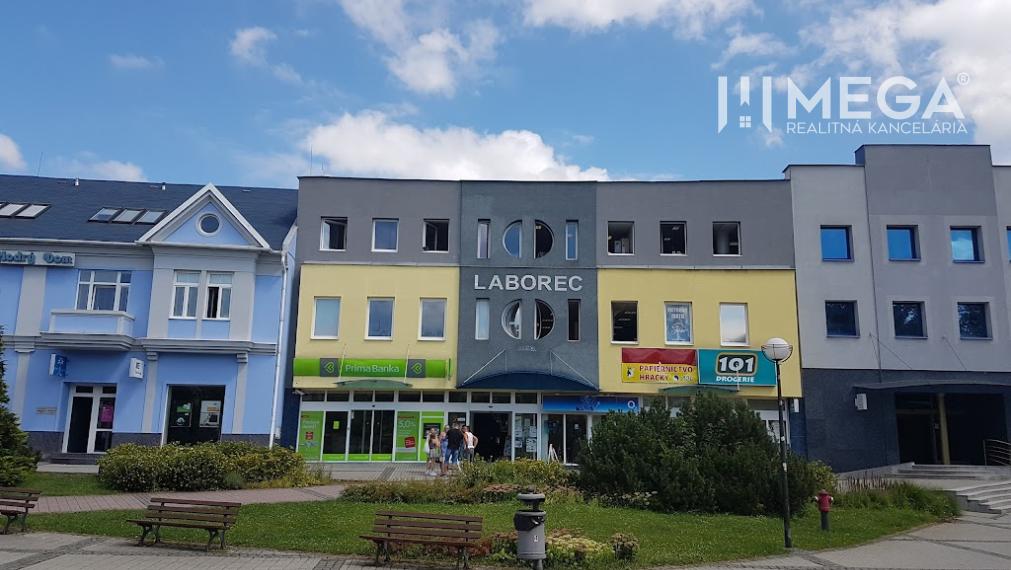 NA PRENÁJOM - obchodný priestor v OD Laborec, pešia zóna mesta Humenné