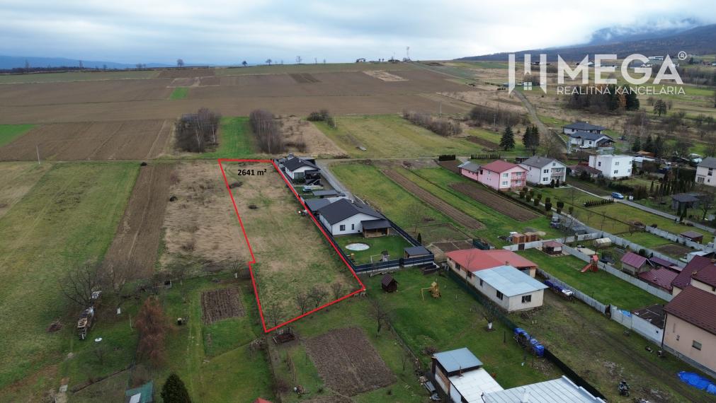 NA PREDAJ STAVEBNÝ POZEMOK V POKOJNEJ LOKALITE ZEMPLÍN.HÁMRE