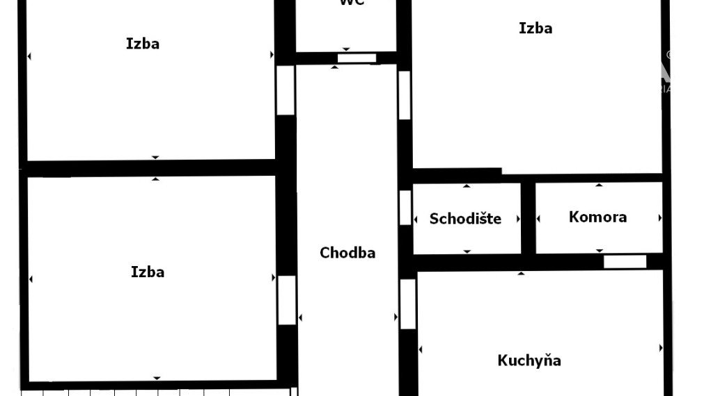 Na predaj rodinný dom na krásnom pozemku v obci Kamienka (Humenné)!