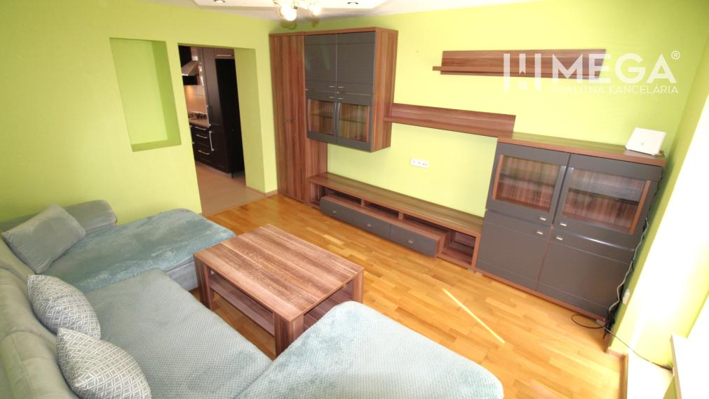 NOVÁ CENA NA PRENÁJOM ZARIADENÝ 2-izbový byt sídl.1 HUMENNÉ