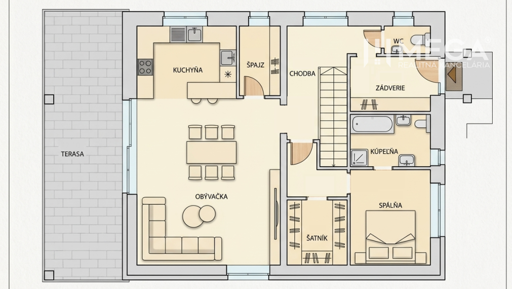 NA PREDAJ: Nadštandardný 5-izbový rodinný dom v Šemši – Moderné bývanie s výhľadom