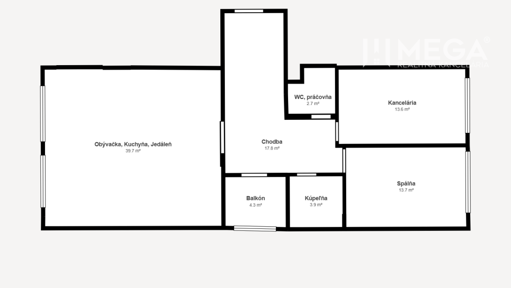EXKLUZÍVNE NA PREDAJ: 3-IZBOVÝ BYT 94 m² | PARKOVACIE MIESTO | KLIMATIZÁCIA | KOMPLET ZARIADENÝ | KOŠICE – ŠACA