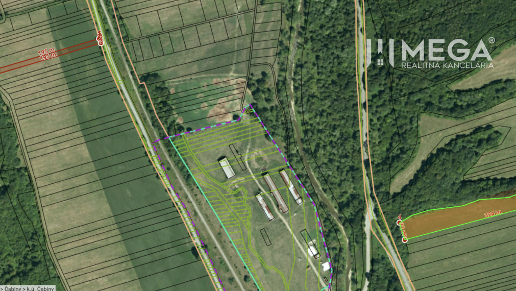 NA PREDAJ POZEMKY V OBCI ČABINY - TOP INVESTIČNÁ PRÍLEŽITOSŤ