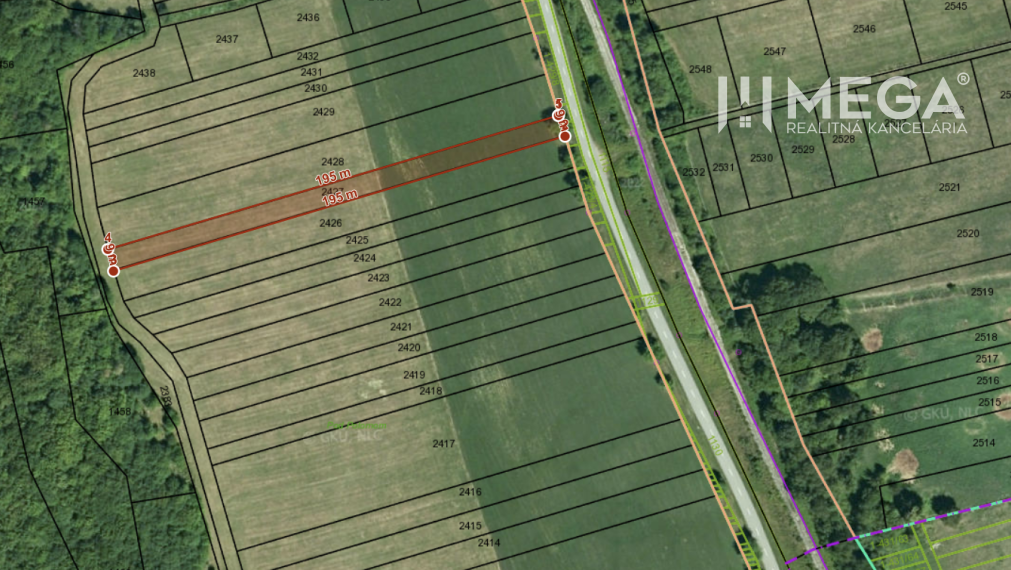 NA PREDAJ POZEMKY V OBCI ČABINY - TOP INVESTIČNÁ PRÍLEŽITOSŤ