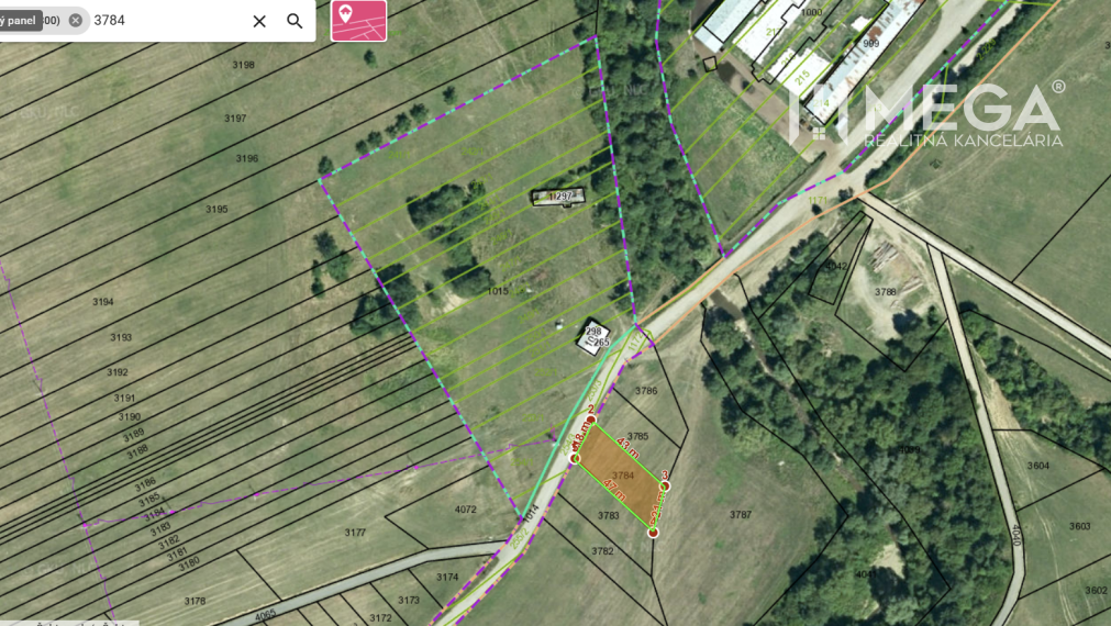 NA PREDAJ POZEMKY V OBCI ČABINY - TOP INVESTIČNÁ PRÍLEŽITOSŤ