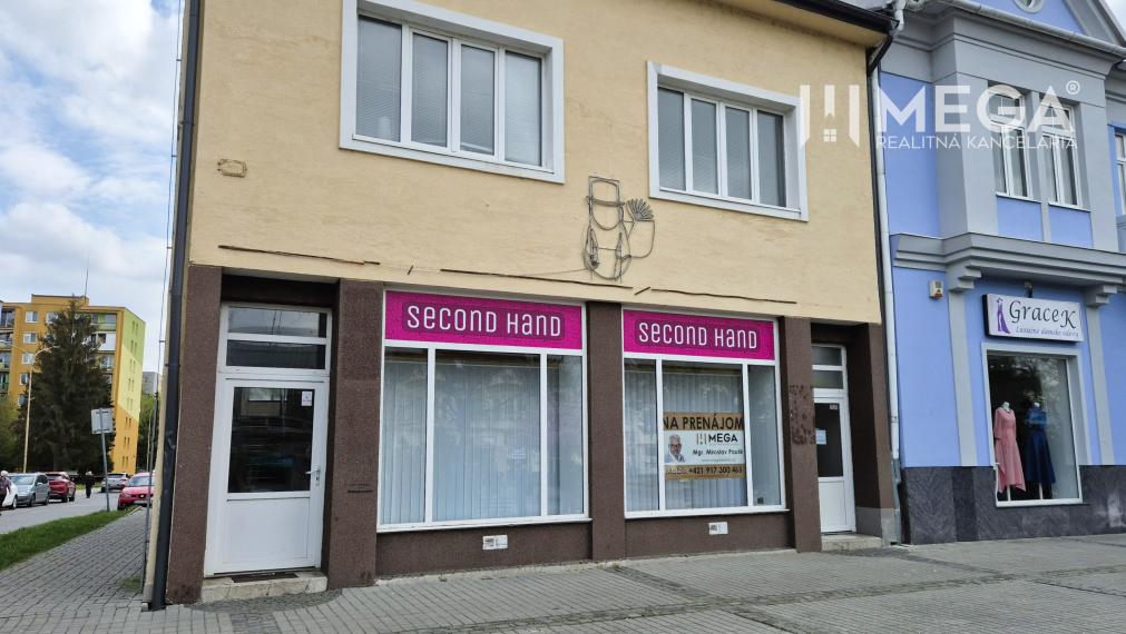 PRENÁJOM OBCHODNÉHO PRIESTORU PRIAMO V CENTRE HUMENNÉHO