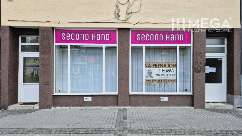 PRENÁJOM OBCHODNÉHO PRIESTORU PRIAMO V CENTRE HUMENNÉHO