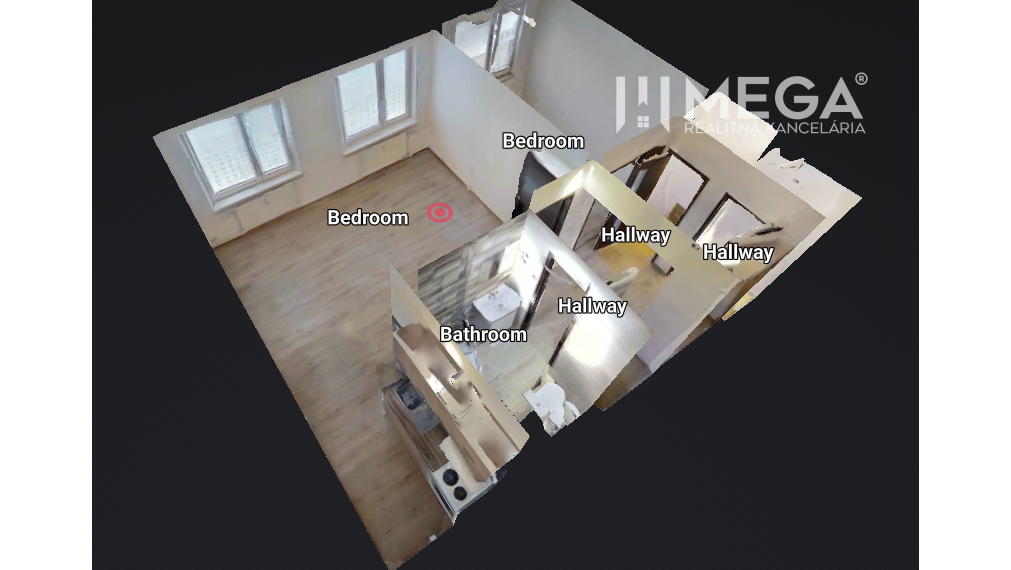 NA PRENÁJOM ÚTULNÝ 1,5-izb. BYT na Laboreckej ulici HUMENNÉ