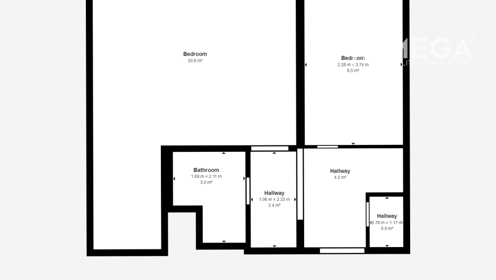 NA PRENÁJOM ÚTULNÝ 1,5-izb. BYT na Laboreckej ulici HUMENNÉ