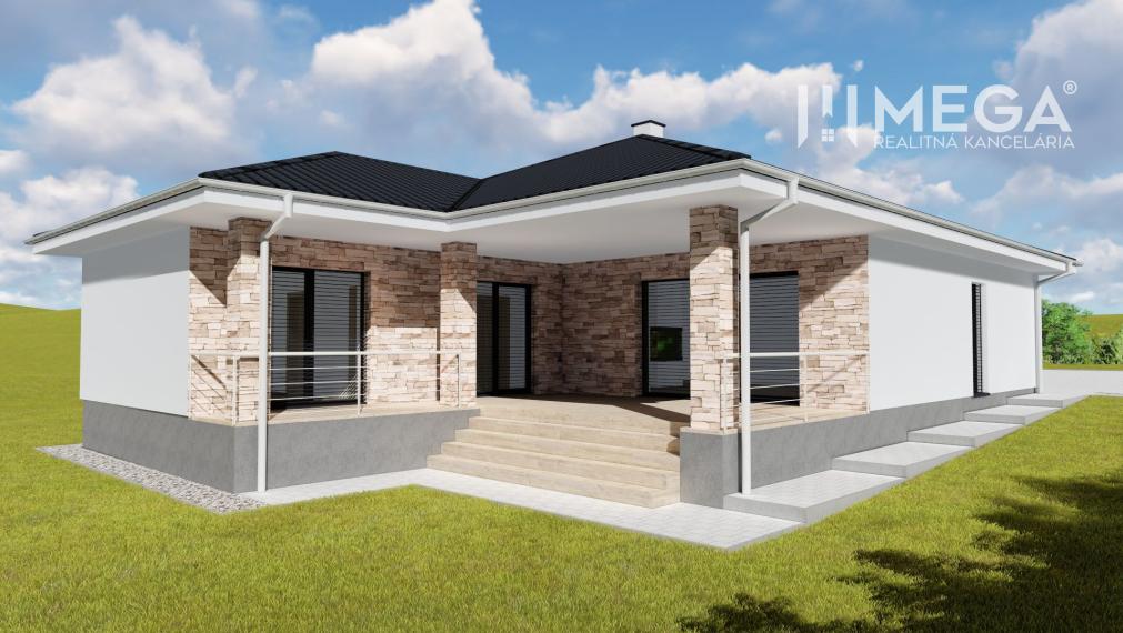 NA PREDAJ Moderný bungalov na výnimočnom mieste v obci Závadka
