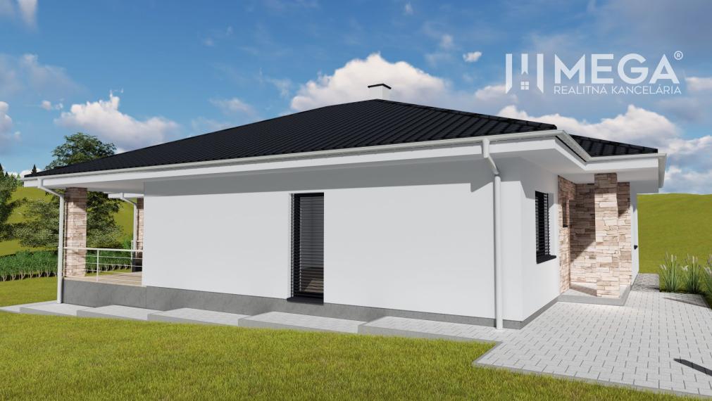 NA PREDAJ Moderný bungalov na výnimočnom mieste v obci Závadka