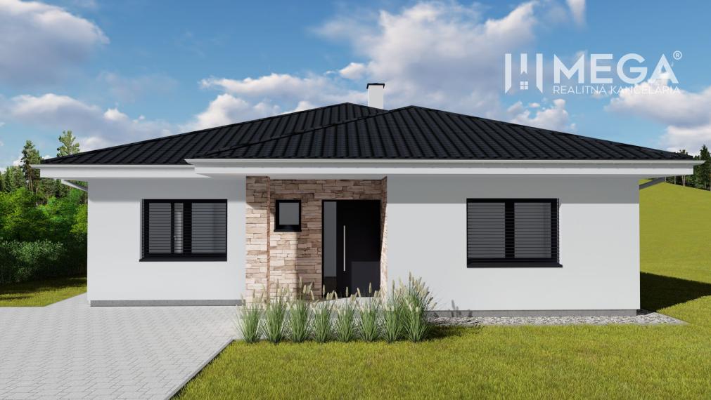 NA PREDAJ Moderný bungalov na výnimočnom mieste v obci Závadka