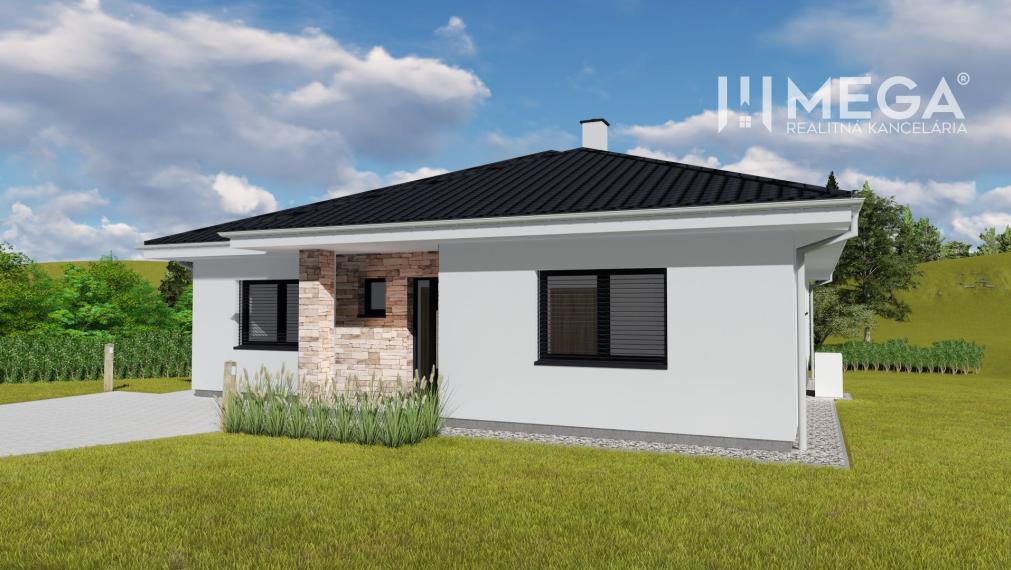 NA PREDAJ Moderný bungalov na výnimočnom mieste v obci Závadka