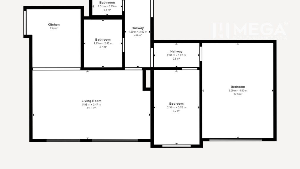 NA PREDAJ PRÉMIOVÝ 3-IZBOVÝ BYT S VÝHĽADOM 77 m² v Humennom