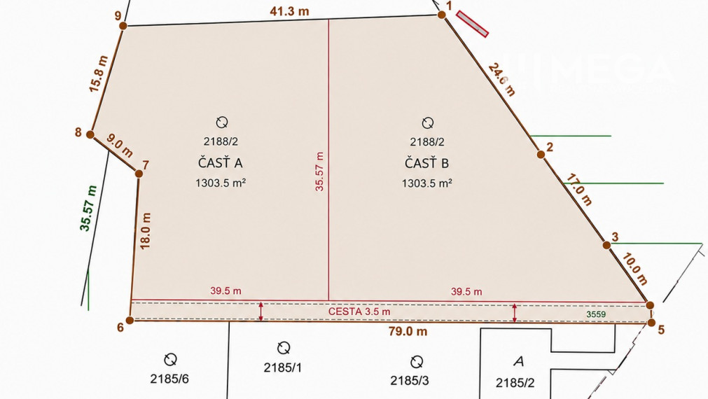 EXKLUZÍVNE NA PREDAJ 1303,5 m2 POZEMOK NA ZEMPLÍNSKEJ ŠÍRAVE