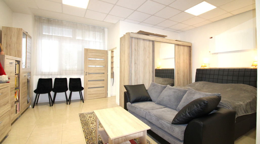 NOVÁ CENA NA PRENÁJOM VEĽKÝ 1-IZBOVÝ BYT S PARKOVANÍM HUMENNÉ