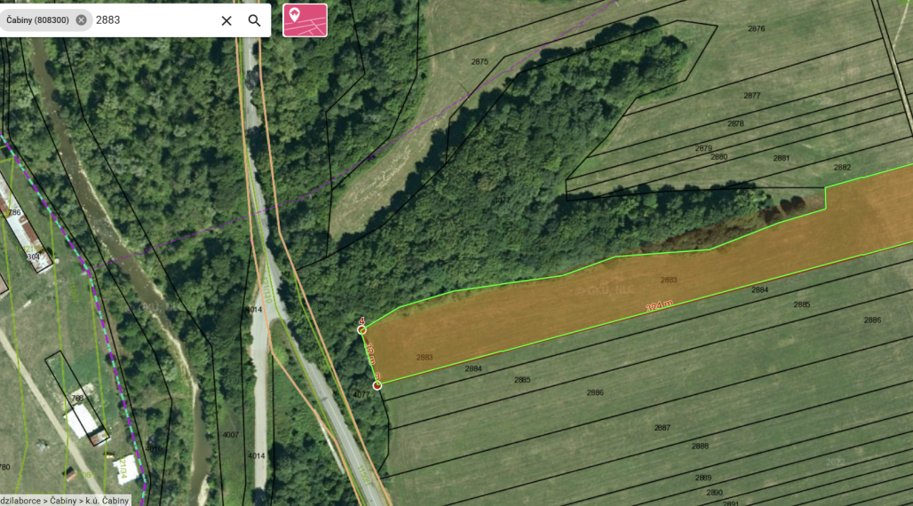 NA PREDAJ POZEMKY V OBCI ČABINY - TOP INVESTIČNÁ PRÍLEŽITOSŤ