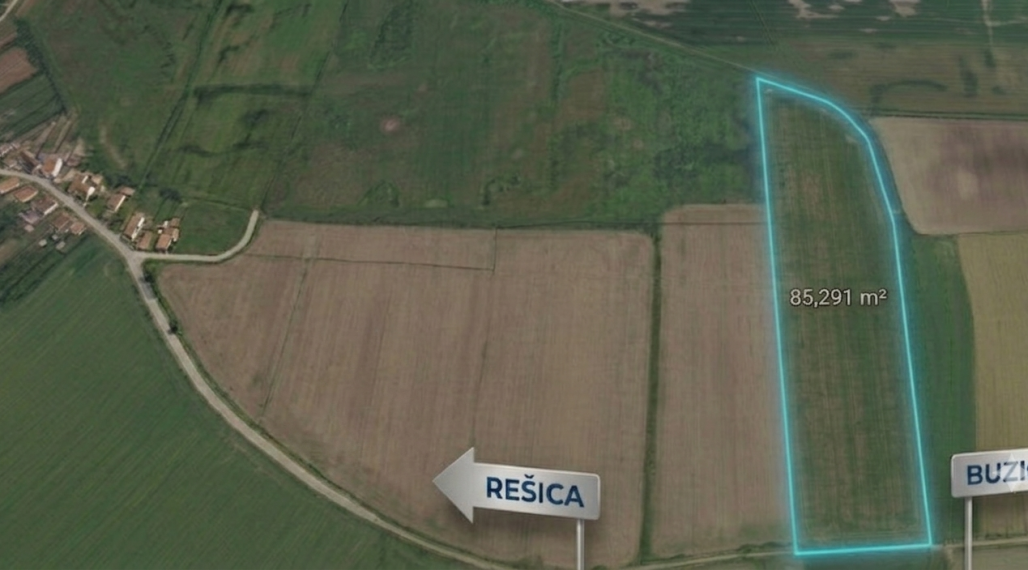 NA PREDAJ: Investičný pozemok 85 291 m² – Rešica, Košice-okolie