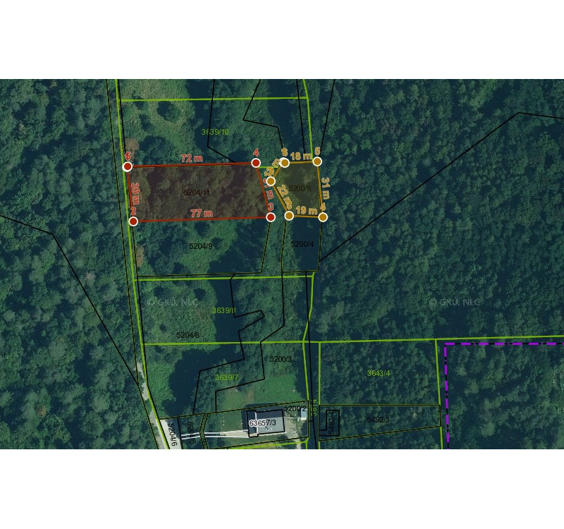 PREDAJ pozemkov (2.910 m2) v oblasti HUBKOVÁ v Humennom